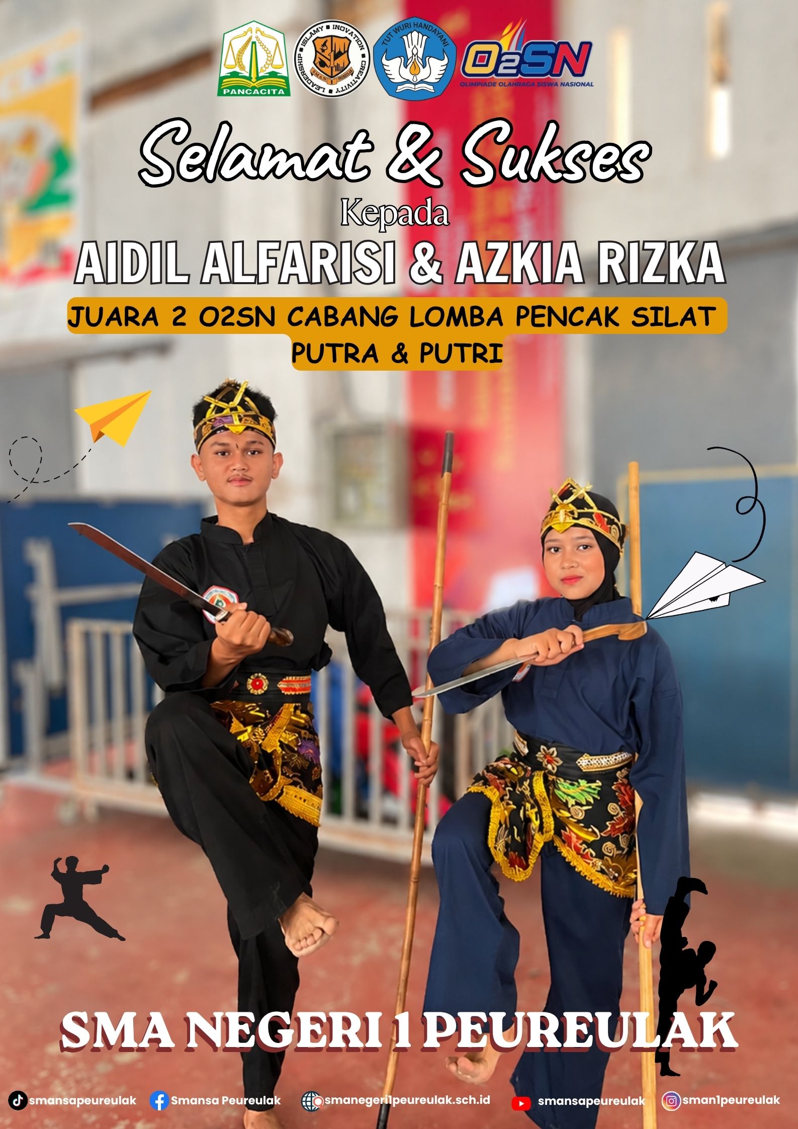 SMA Negeri 1 Peureulak Raih Prestasi Membanggakan di Ajang O2SN 2026