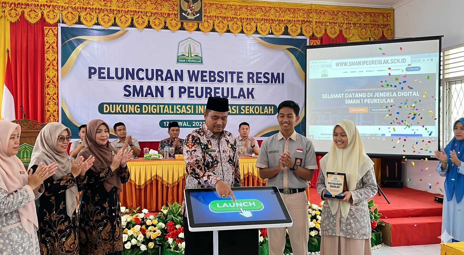 SMAN 1 Peureulak Resmi Luncurkan Website Sekolah: Langkah Nyata Menuju Digitalisasi Informasi